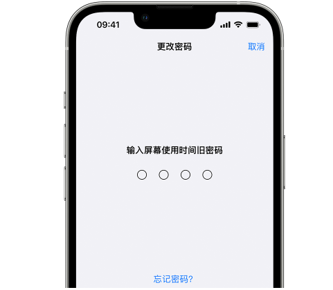 奉贤iPhone屏幕维修分享iPhone屏幕使用时间密码忘记了怎么办 