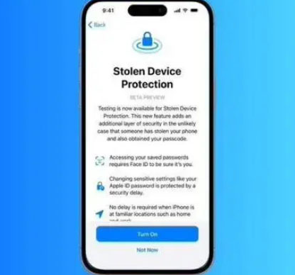 奉贤苹果授权维修店分享被盗设备保护功能开启方法 