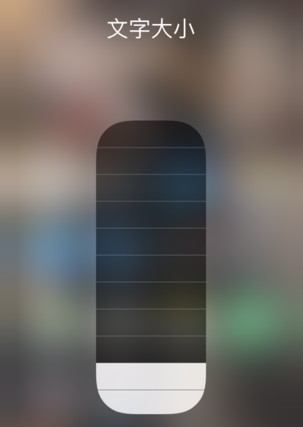 奉贤苹果手机维修分享小技巧：在 iPhone 控制中心快速调节字体大小 